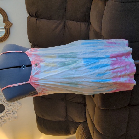 Rip curl rainbow tie-dye dress - Picture 4 of 7